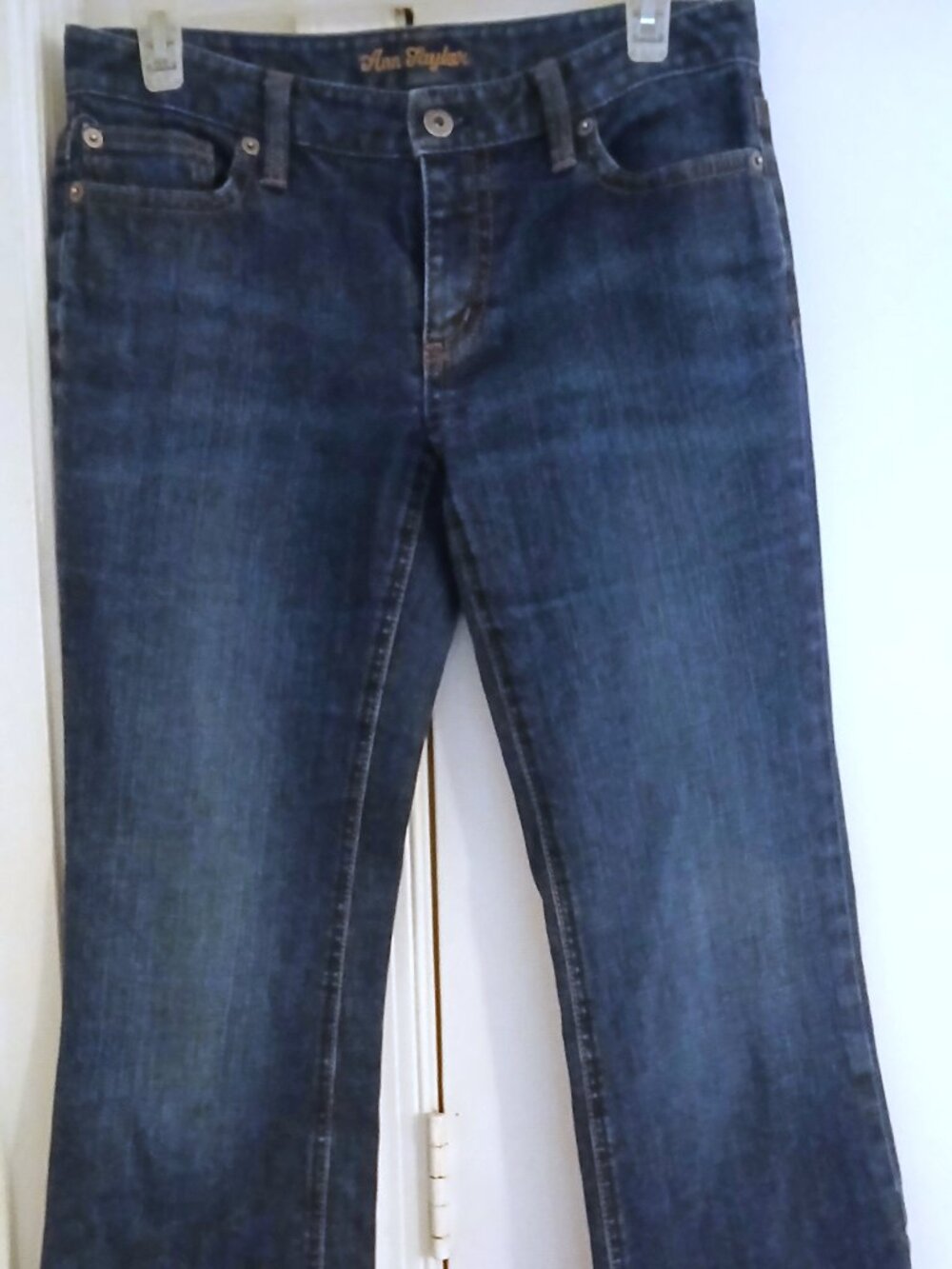 Ann Taylor Boot-Leg Dark Blue Jeans